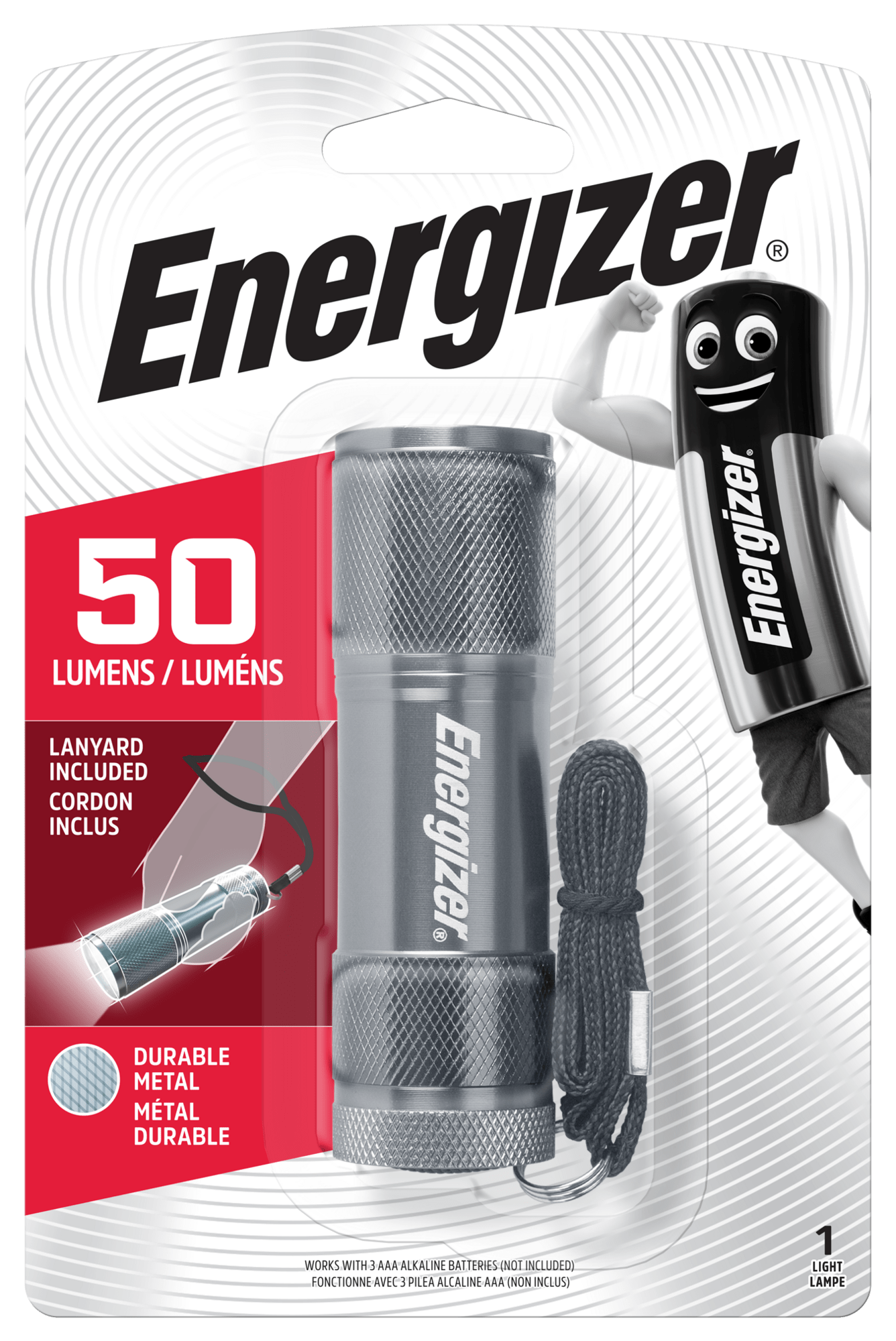 Energizer ručné kovové svietidlo Metal 3 x AAA