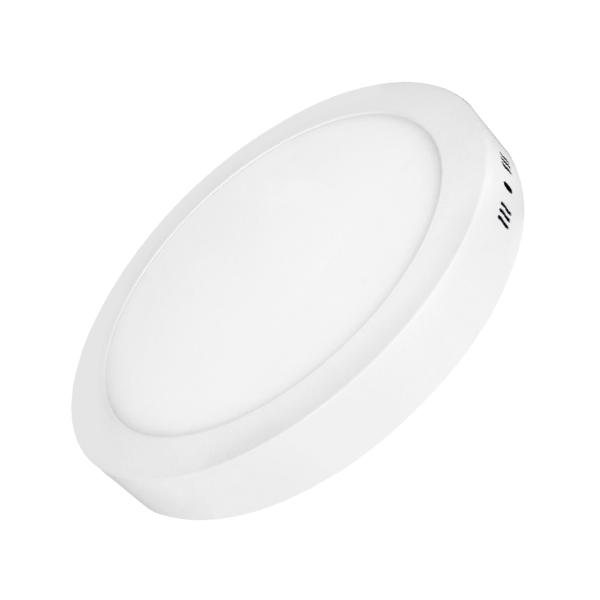 LED Backlit Surface Mini Round Panel 12W Neutrálna biela