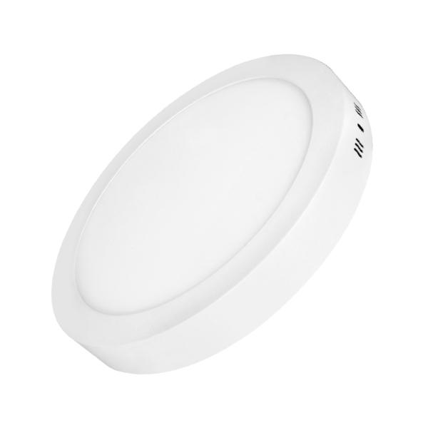 LED Backlit Surface Mini Round Panel 18W Neutrálna biela