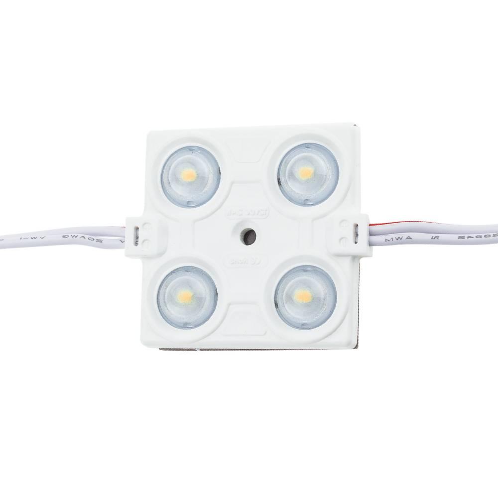 LED Lens Module 4 Waterproof 2.4W Teplá biela